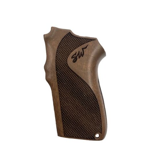KSD Smith & Wesson 6906 gungrips walnut with logo