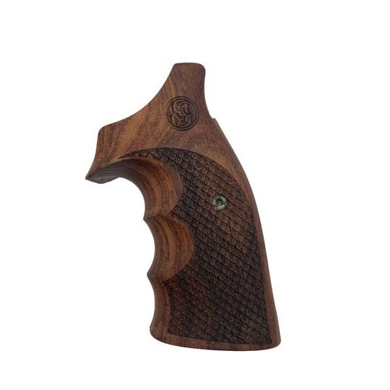 KSD Smith & Wesson K/L gungrips square butt frame Classic rosewood with logo 6