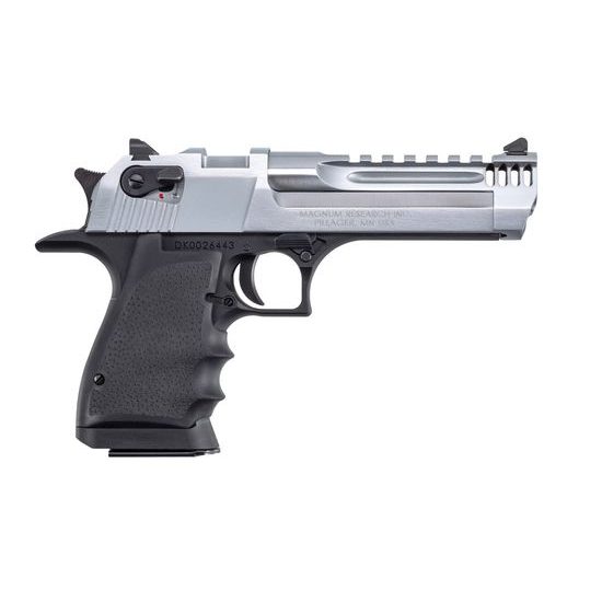 Magnum Research Desert Eagle L5 Chrome .50 AE s integrovaným kompenzátorem