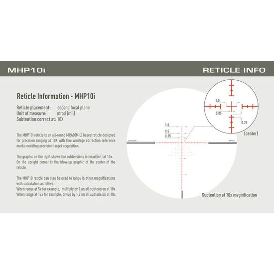 Puškohled Optisan ES 3-12x44i SFP MRAD