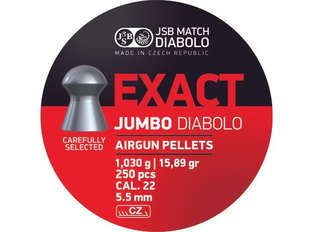 Diabolky JSB Exact Jumbo 5,50mm 500ks