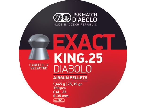 Diabolky JSB Exact King 6,35mm 350ks