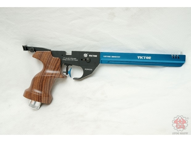 Vzduchová pistole Listone Victor PCP modrá 4,5mm