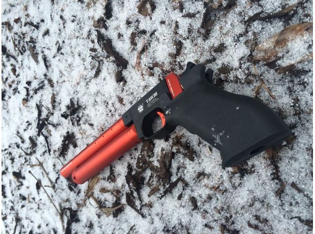 Vzduchová pistole Listone Taichi červená 4,5mm