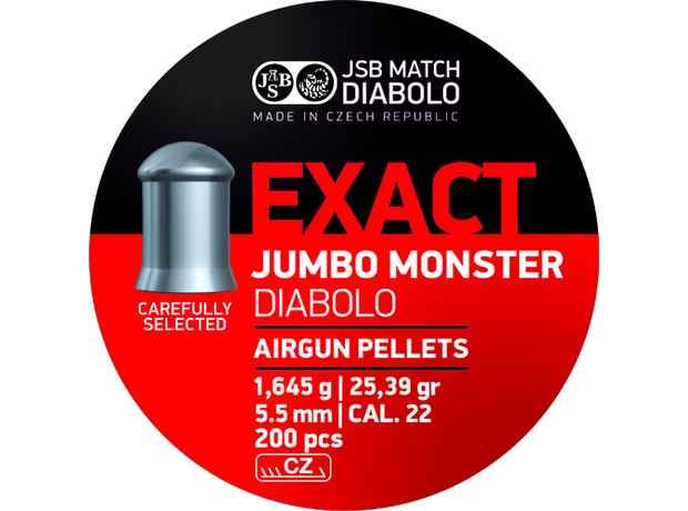 Diabolky JSB Exact Jumbo Monster 5,52mm 200ks
