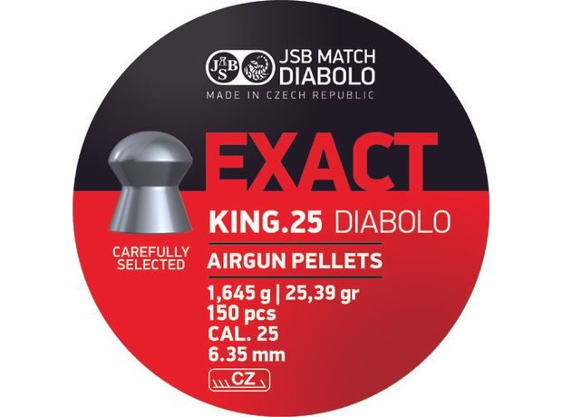 Diabolky JSB Exact King 6,35mm 150ks