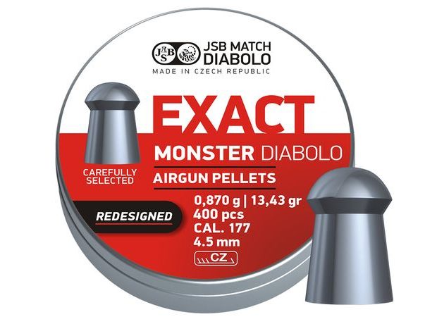 Diabolky JSB Exact Monster Redesigned 4,52mm 400ks