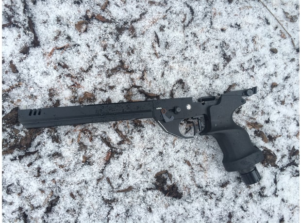 Vzduchová pistole Listone Victor PCP černá 4,5mm