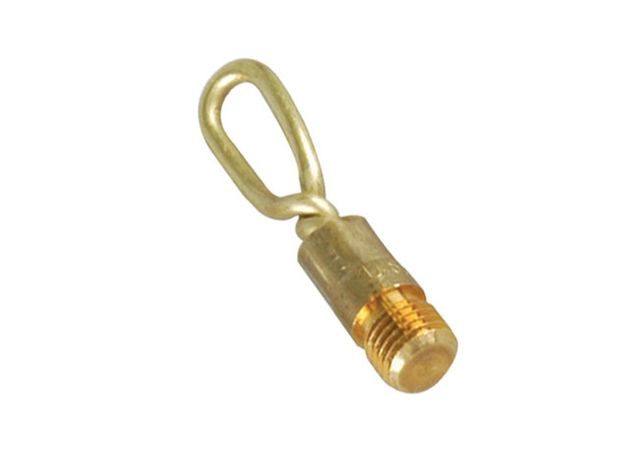 Mosazné očko Solid Brass Slotted Tip na vytěrákovou tyč Tipton pro brokovnice