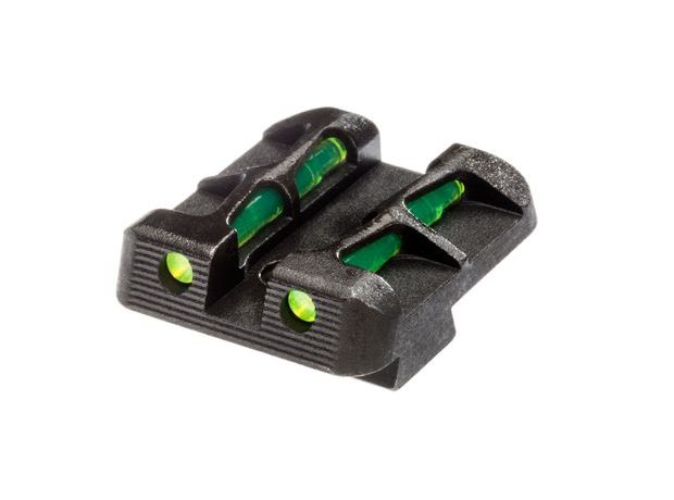 Mířidla HiViz LiteWave Glock ráže 9/40/357 - světlovodná zadní mířidla