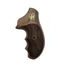 KSD Ruger SP101 gungrips walnut with bronze logo