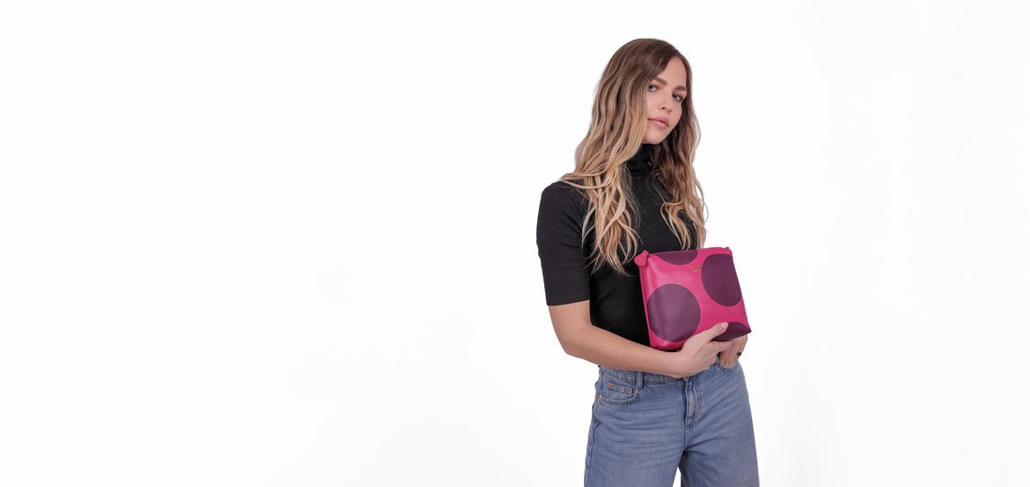 Coalie Big Dot Raspberry