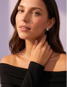 Kolczyki Moon Silver