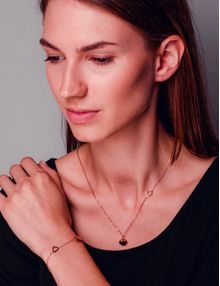 Naszyjnik Rose gold Sparkle