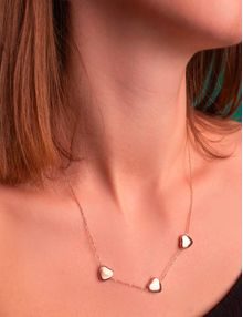Naszyjnik Rose gold Sparkle