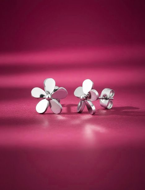 Kolczyki Fleurette Silver