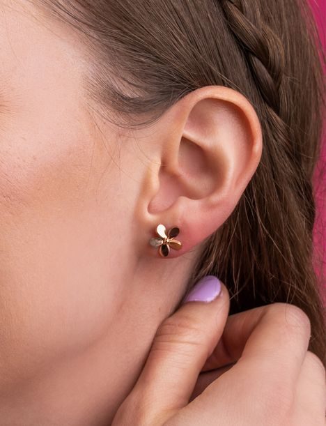 Kolczyki Fleurette Rosegold