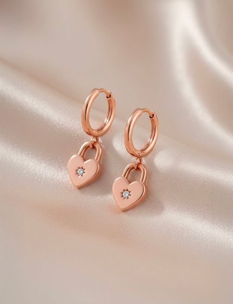 Kolczyki Zibella Rose Gold