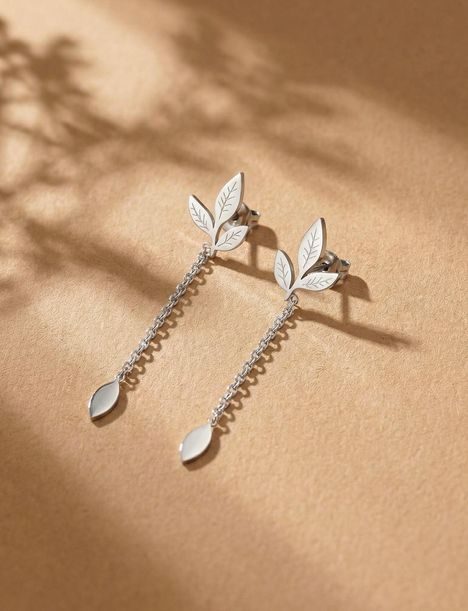 Kolczyki Gleam Silver