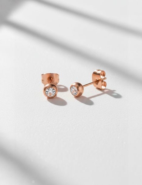 Kolczyki Gem Rose Gold
