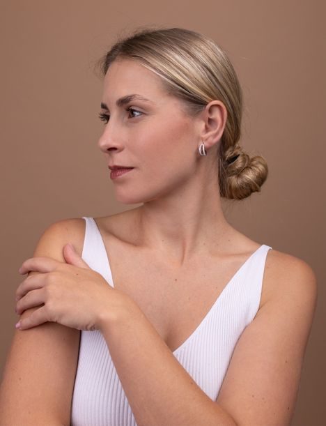 Kolczyki Amity Silver