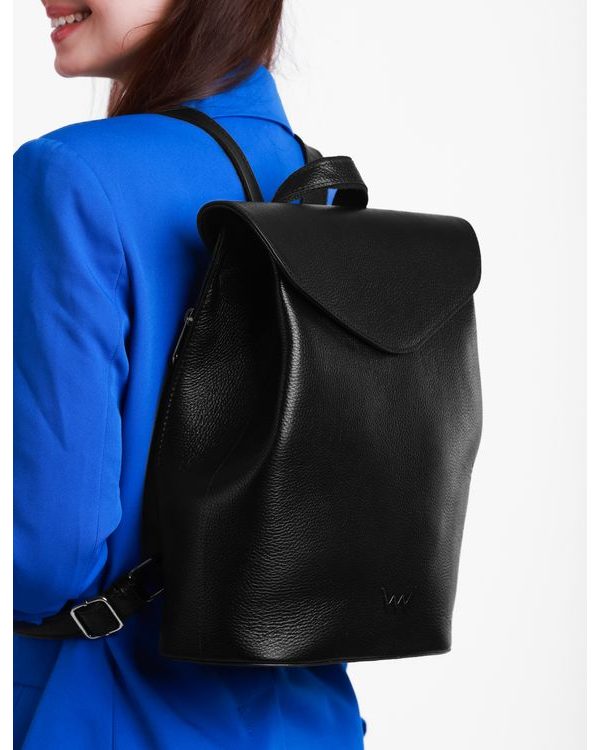 Joanna Leather Black