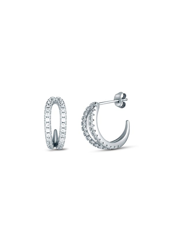 Kolczyki Amity Silver