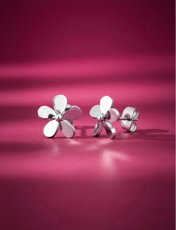 Kolczyki Fleurette Silver