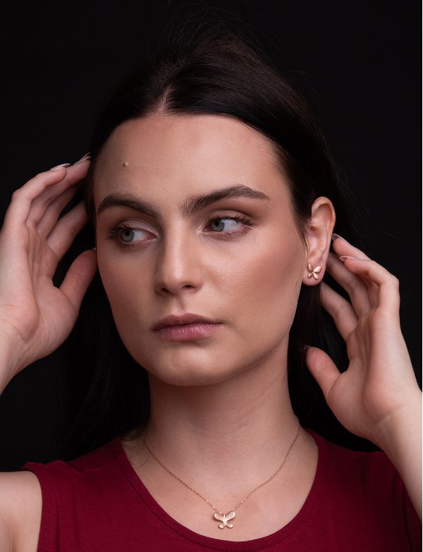 Kolczyki Elen Rose Gold