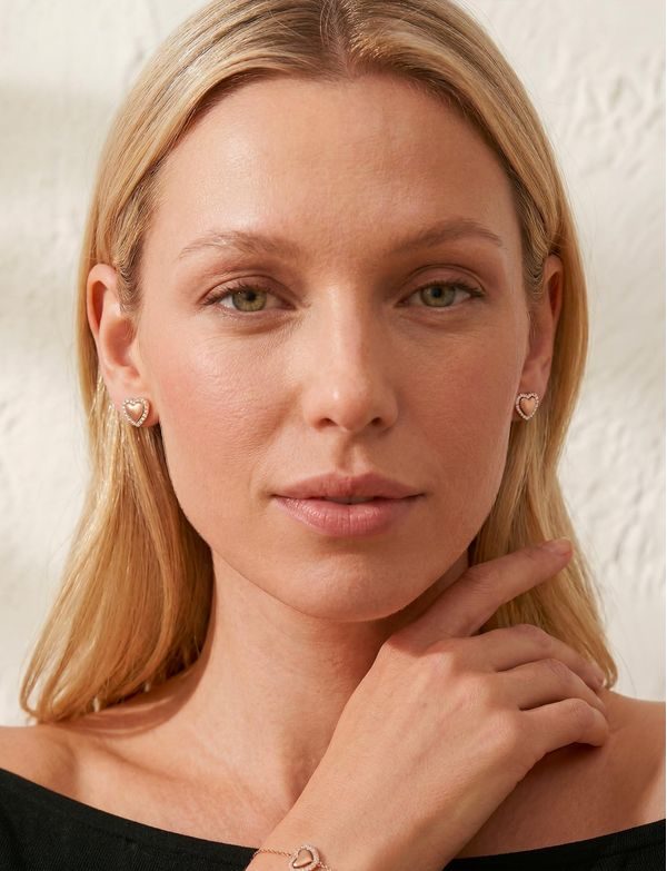 Kolczyki Lunira Rose Gold