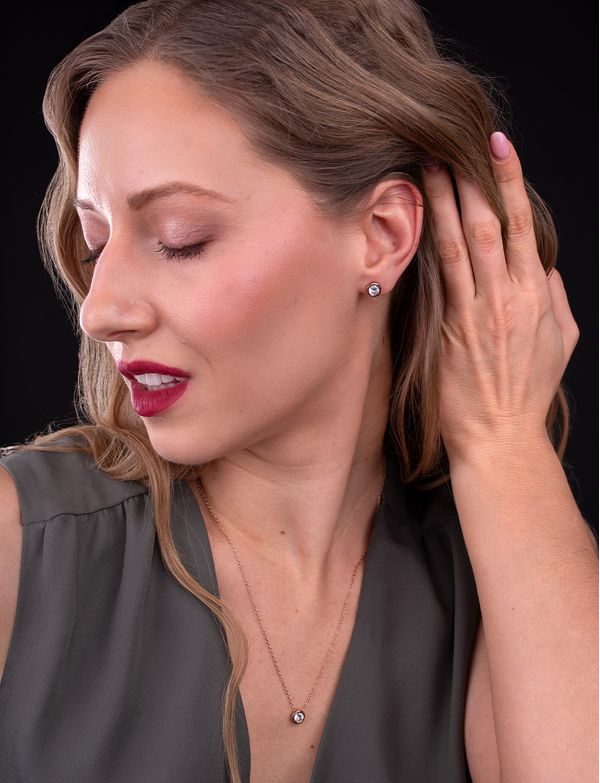 Kolczyki Ellin Rose Gold