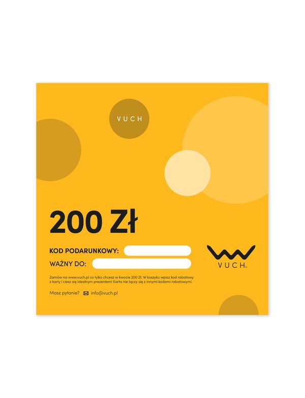 Elektroniczna karta podarunkowa o wartości 200 zł