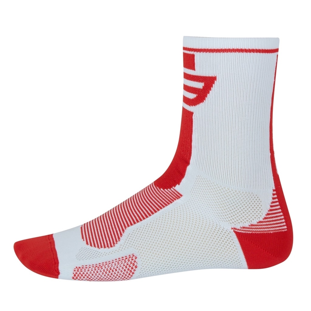 Ponožky FORCE LONG, bílo - červené | FORCE | Dlouhé | Ponožky, Oblečení |  MIKEBIKE
