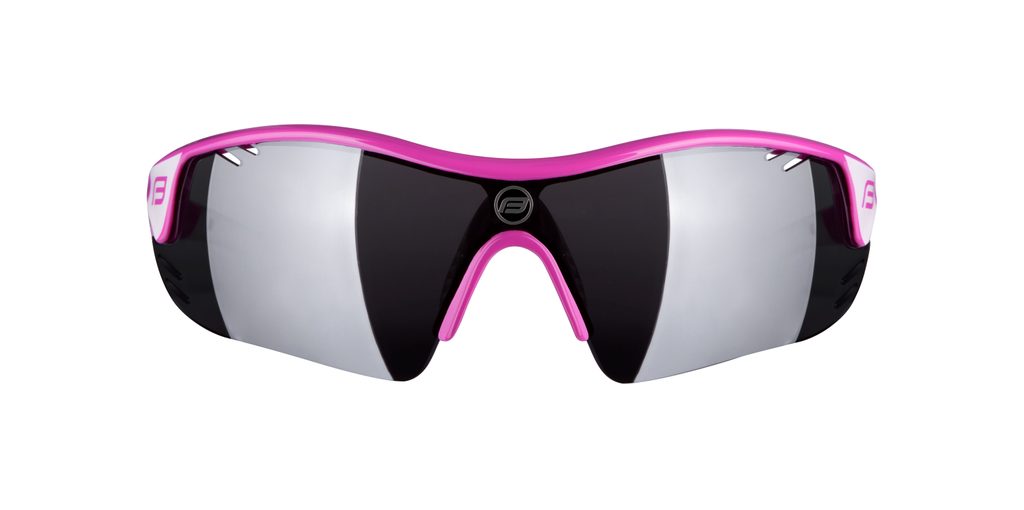 Brýle Force RACE PRO růžovo - bílé, černá laser skla | FORCE |  Sportovní/Fotochromatické | Brýle, Přilby a brýle | MIKEBIKE