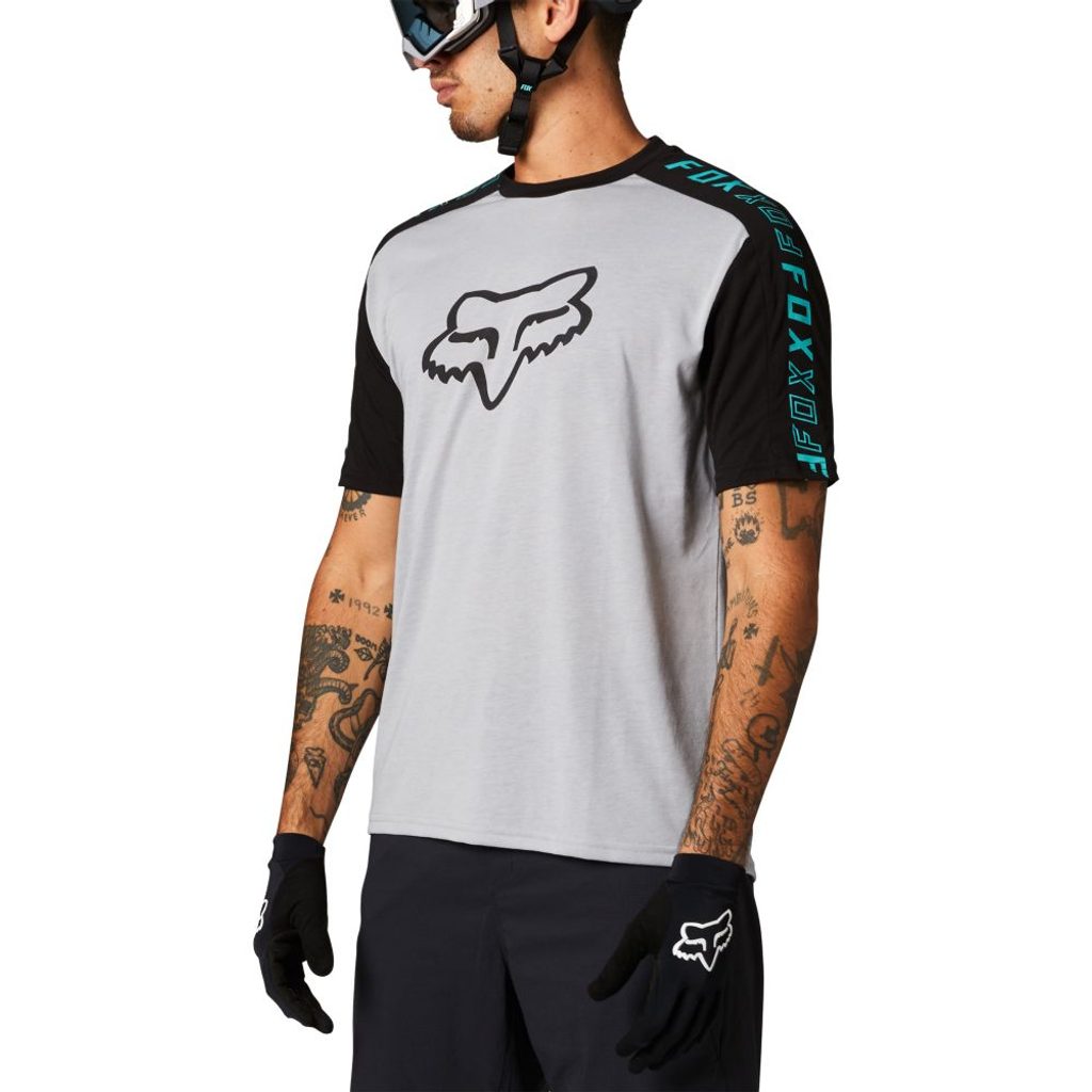 Volný dres Fox Ranger Drirelease SS Jersey Steel Grey, 2021 | Fox Racing |  Dresy pánské krátký rukáv | Dresy, Oblečení | MIKEBIKE