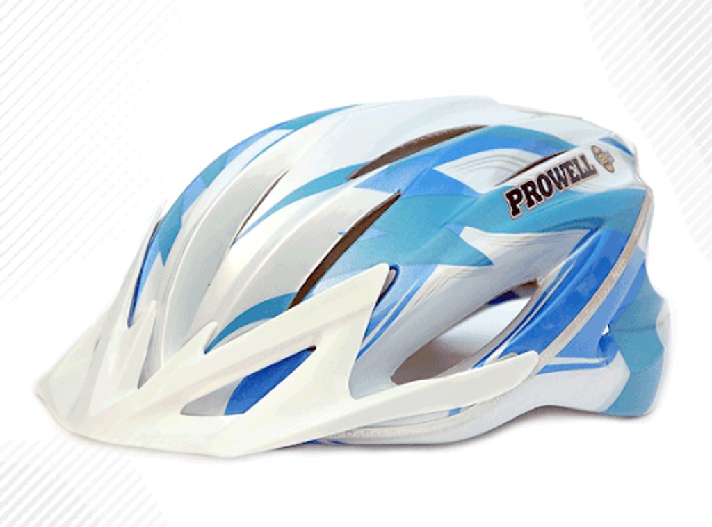 Přilba Prowell Lightning bílo modrá L | MTB, Road | Přilby, Přilby a brýle  | MIKEBIKE