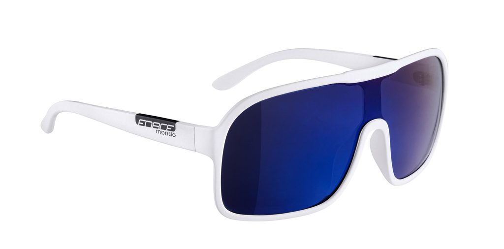 Brýle FORCE MONDO bílé mat., modrá skla | FORCE | Civilní | Brýle, Přilby a  brýle | MIKEBIKE