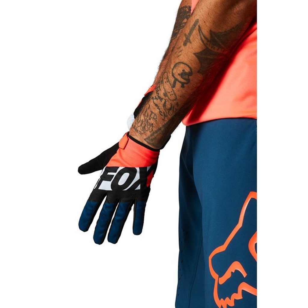Cyklistické rukavice FOX Ranger Glove GEL - Atomic Punch | Fox Racing |  Letní dlouhoprsté | MIKEBIKE
