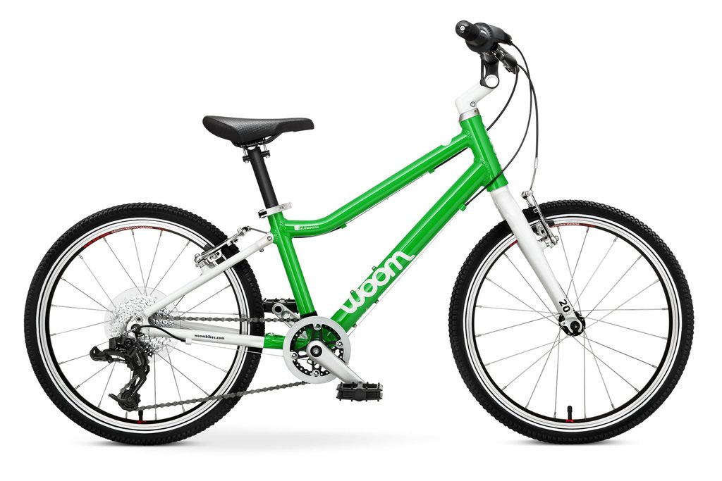 Dětské kolo Woom 4 20" - Green (Zelená) 2022 | Woom | Dětská 20" kola, 6-8  let, 110 - 130 cm | Dětská kola, Jízdní kola | MIKEBIKE