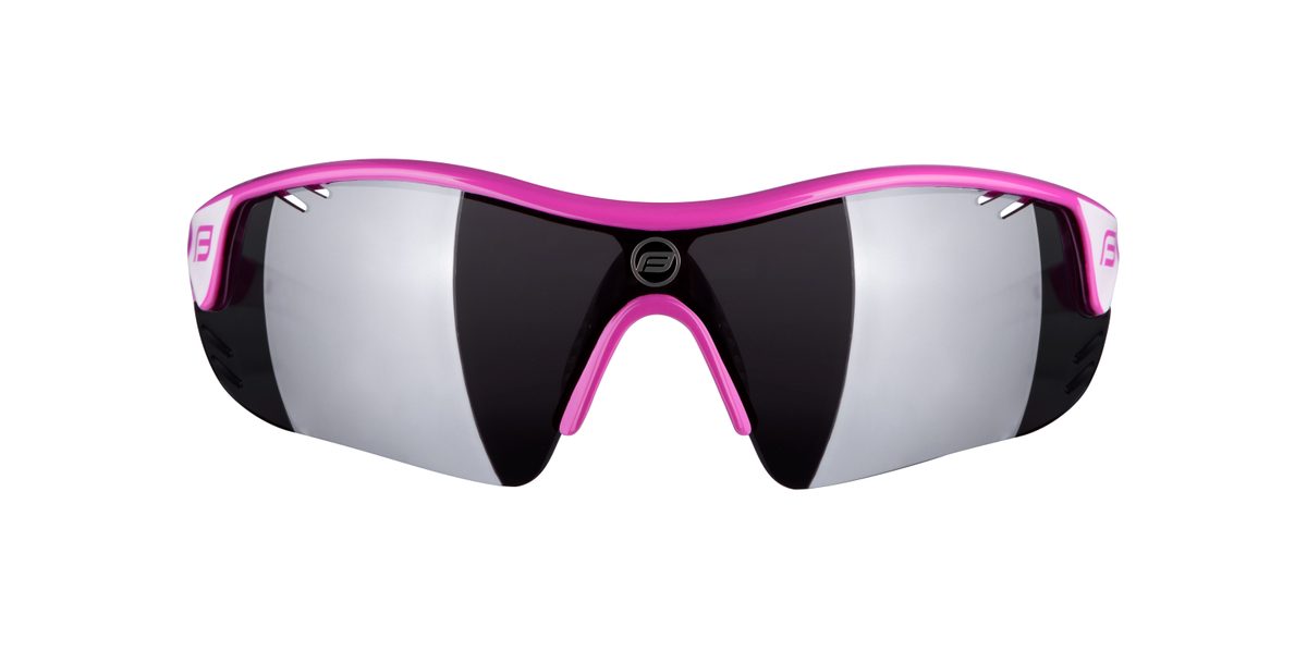 Brýle Force RACE PRO růžovo - bílé, černá laser skla | FORCE | Sportovní/ Fotochromatické | Brýle, Přilby a brýle | MIKEBIKE