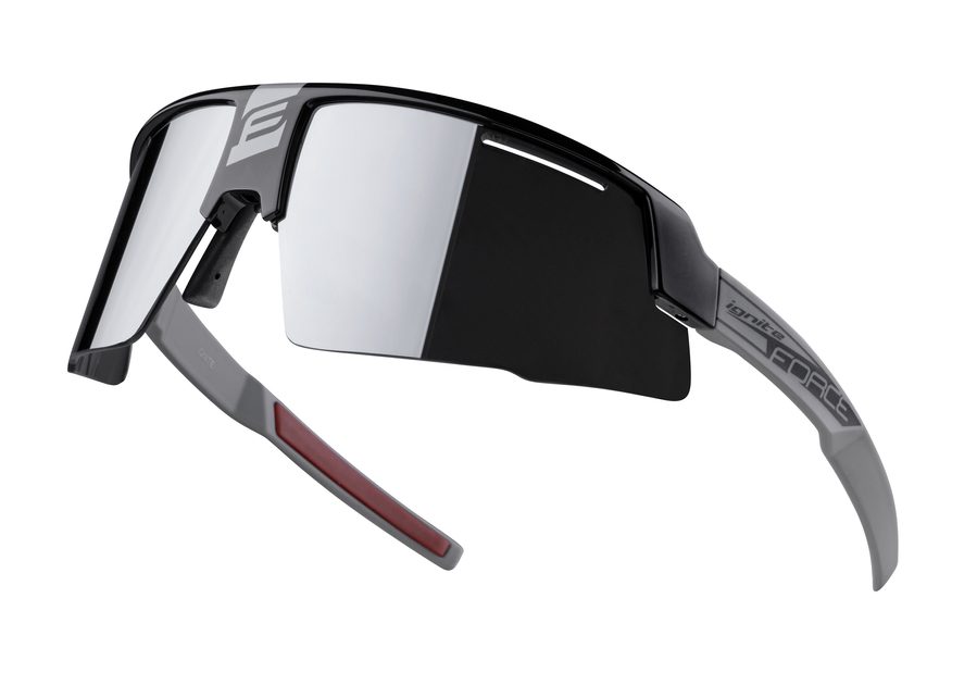 Brýle FORCE IGNITE, černo-šedé, černá skla | FORCE |  Sportovní/Fotochromatické | Brýle, Přilby a brýle | MIKEBIKE