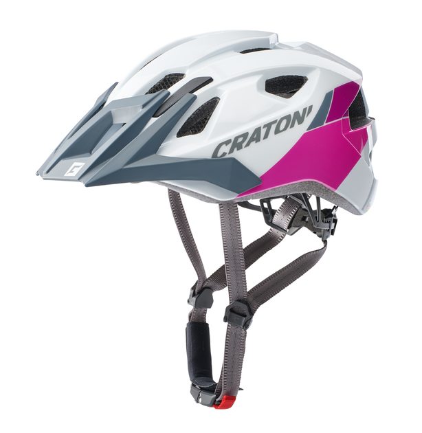 Dámská helma Cratoni ALLRIDE - white-pink glossy | CRATONI | MTB, Road |  Přilby, Přilby a brýle | MIKEBIKE