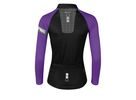 Dámský dres s dlouhým rukávem FORCE SQUARE LADY, černo-fialový