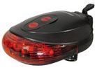 světlo zadní MAXBIKE JY-1L, 5diod+2laser diody