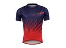 Dres s krátkým rukávem FORCE MTB ANGLE , modro-červený
