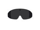 Náhradní sklo k helmě FORCE WASP, černé laser