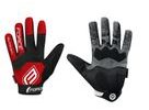 Letní dlouhoprsté rukavice FORCE MTB AUTONOMY, červené