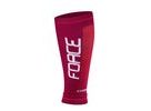 Návleky na nohy FORCE COMPRESS, bordó-červené