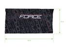 Šátek multifunkční FORCE léto, UNI, černo-bílý