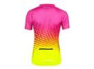Dámský dres s krátkým rukávem FORCE MTB ANGLE LADY, růžovo-fluo